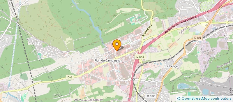 localisation de l'entreprise ASSISTANCE MICRO IMPRIMERIE à CABRIES