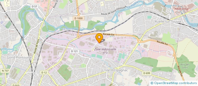 localisation de l'entreprise ASSISTANCE NEGOCE BOBINAGE à L'ISLE-D'ESPAGNAC
