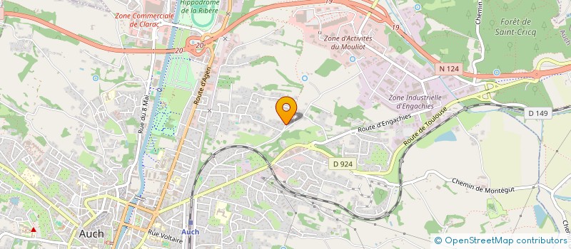 localisation de l'entreprise ASSISTANCE NUISIBLE 3D à AUCH