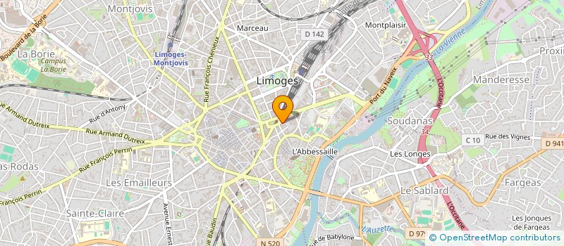 localisation de l'entreprise ASSISTANCE PERFORMANCE CONSEIL ET ORGANISATION à LIMOGES