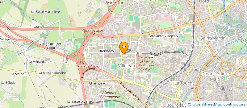 localisation de l'entreprise ASSISTANCE PERMANENCE ENVIRON BRETAGNE  RENNES