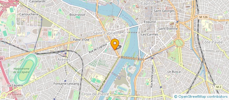 localisation de l'entreprise ASSISTANCE PERSONN NON VOYANTES TOULOUSE  TOULOUSE