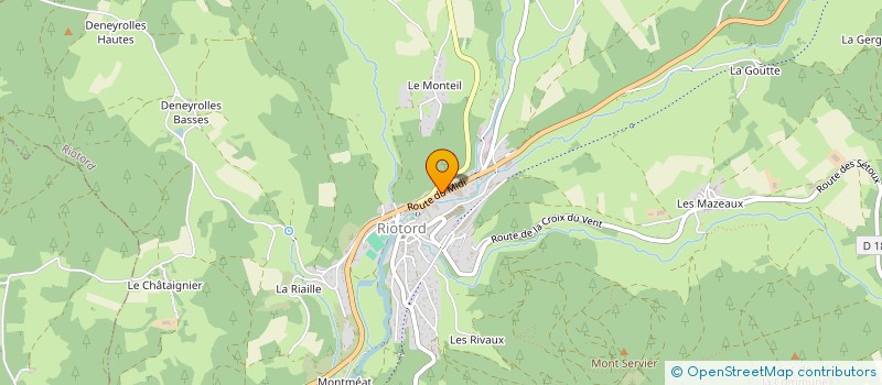 localisation de l'entreprise ASSISTANCE PHARMACEUTIQUE  RIOTORD