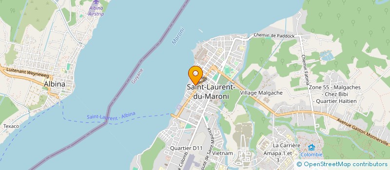 localisation de l'entreprise ASSISTANCE PILOTAGE ET COORDINATION à SAINT-LAURENT-DU-MARONI