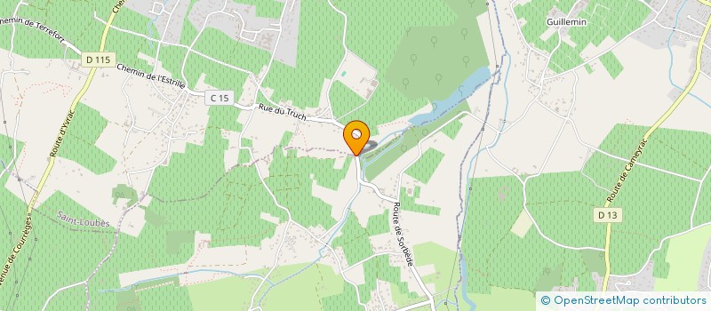 localisation de l'entreprise ASSISTANCE PISCINE SERVICES  SAINT-LOUBES