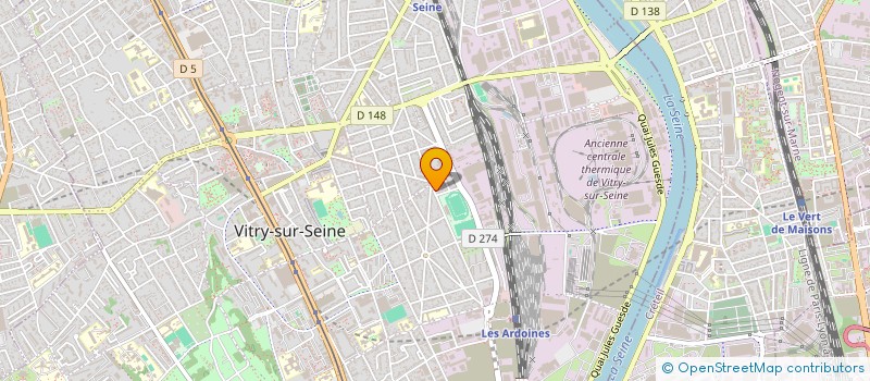 localisation de l'entreprise ASSISTANCE PLUS à VITRY-SUR-SEINE
