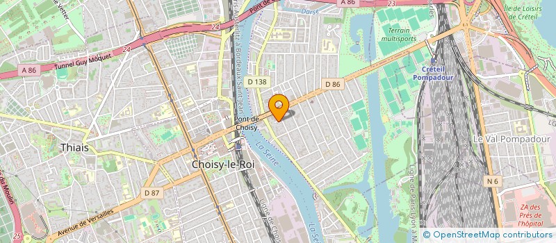 localisation de l'entreprise ASSISTANCE PLUS à CHOISY-LE-ROI