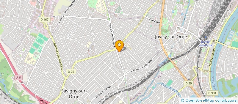 localisation de l'entreprise ASSISTANCE PME à SAVIGNY-SUR-ORGE