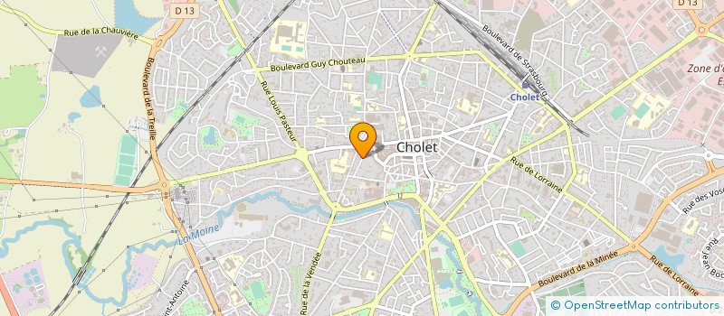 localisation de l'entreprise ASSISTANCE &PRESENCE à CHOLET