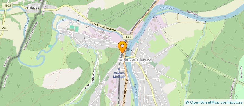 localisation de l'entreprise ASSISTANCE PRESTATIONS SERVICES A DOMICILE à VIREUX-MOLHAIN