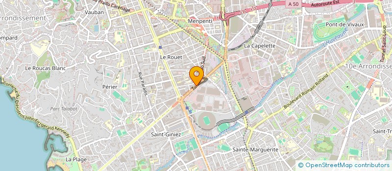 localisation de l'entreprise ASSISTANCE PREVENTION DES RISQUES  MARSEILLE