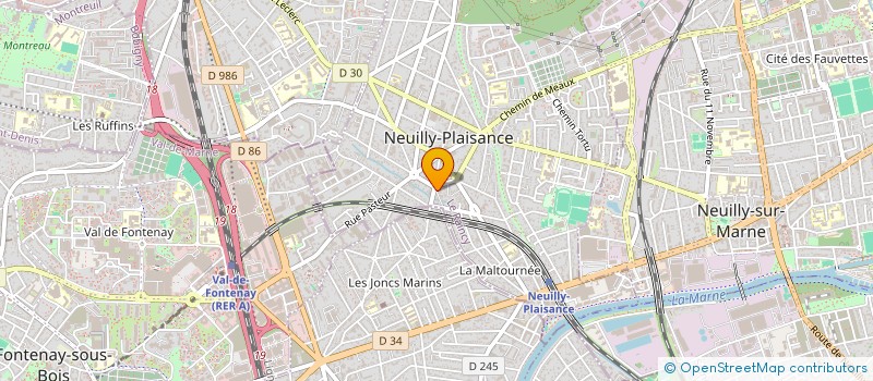 localisation de l'entreprise ASSISTANCE PREVENTION INSPECTION CONFORMITE CONSULT  BONDY