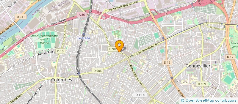 localisation de l'entreprise ASSISTANCE PREVENTION MAINTENANCE  COLOMBES