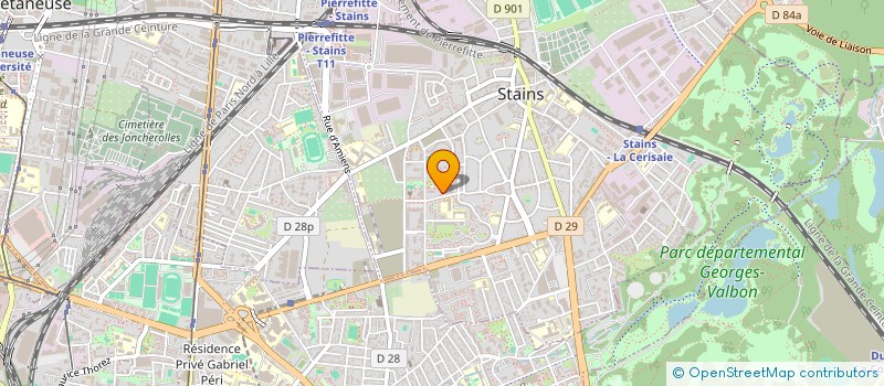 localisation de l'entreprise ASSISTANCE PRO  STAINS