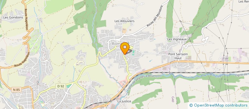 localisation de l'entreprise ASSISTANCE PRO G  GAP