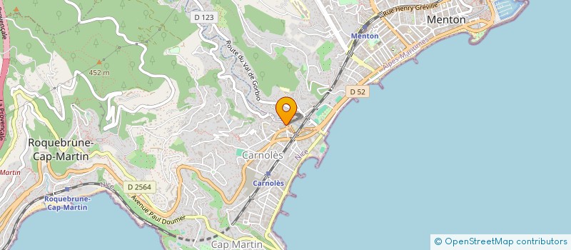 localisation de l'entreprise ASSISTANCE PROFESSIONNELLE DU FUNERAIRE à ROQUEBRUNE-CAP-MARTIN