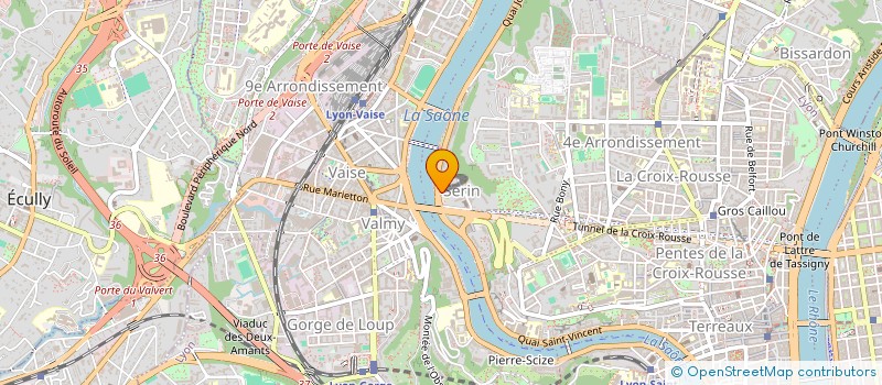 localisation de l'entreprise ASSISTANCE PROJETS ECLAIRAGE - APE à LYON