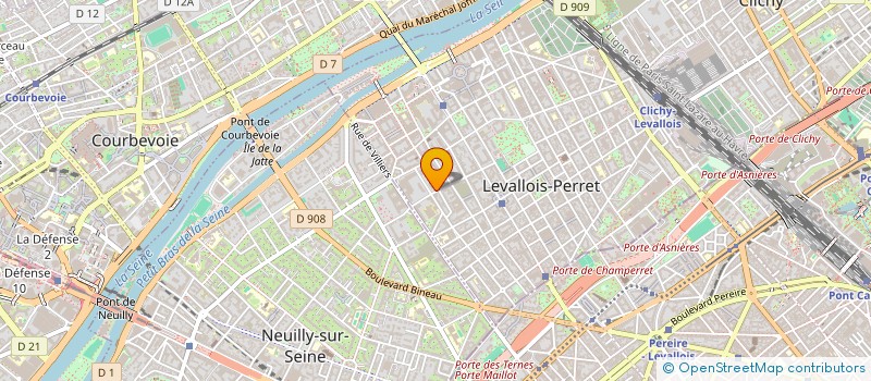 localisation de l'entreprise ASSISTANCE PROPRETE NETTOYAGE à LEVALLOIS-PERRET