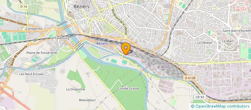 localisation de l'entreprise ASSISTANCE PROTECTION à BEZIERS