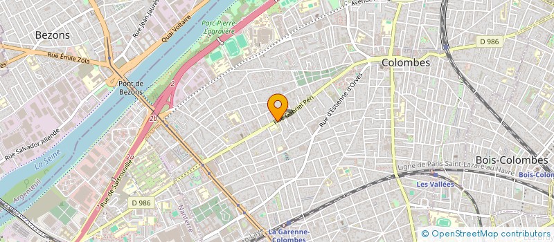 localisation de l'entreprise ASSISTANCE PROTECTION SECURITE PRIVE à COLOMBES