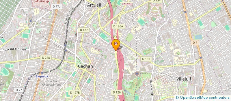 localisation de l'entreprise ASSISTANCE PROTECTION SYSTEM  CACHAN