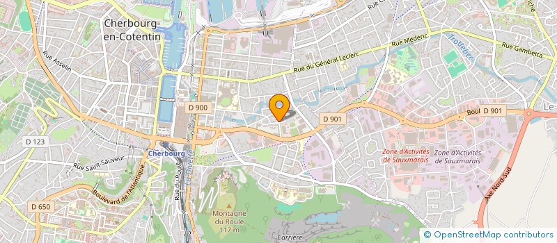 localisation de l'entreprise ASSISTANCE RADIO DE LA MANCHE  CHERBOURG-EN-COTENTIN