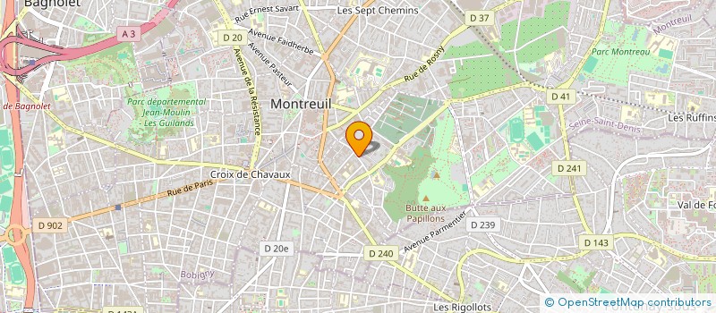 localisation de l'entreprise ASSISTANCE REALISATION NOUV INFORMATIQUE à MONTREUIL