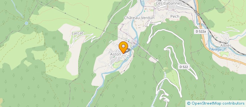 localisation de l'entreprise ASSISTANCE REMORQUE DES CABANNES à LES CABANNES