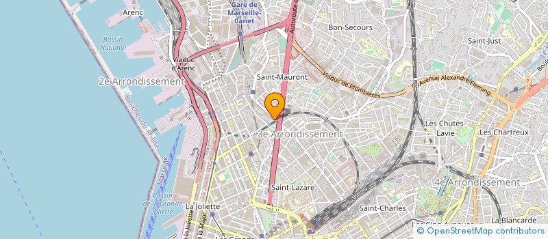 localisation de l'entreprise ASSISTANCE RENOVATION à MARSEILLE
