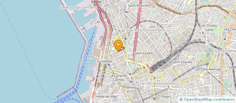 localisation de l'entreprise ASSISTANCE RESPECT CONFIANCE AIDE  MARSEILLE