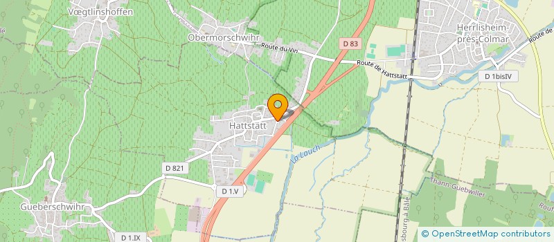 localisation de l'entreprise ASSISTANCE RESSOURCES HUMAINES +  HATTSTATT