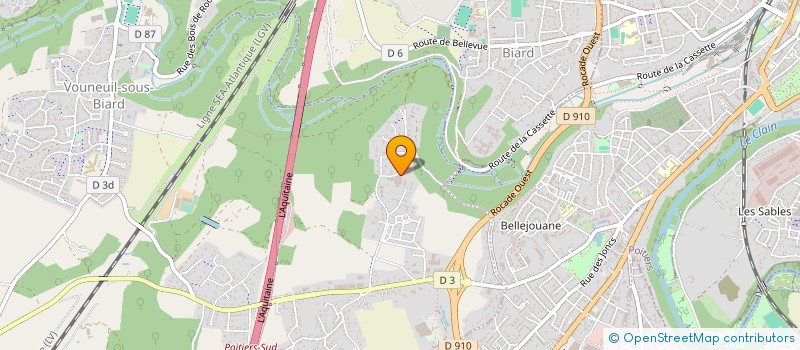 localisation de l'entreprise ASSISTANCE RHONE ALPES  VOUNEUIL-SOUS-BIARD