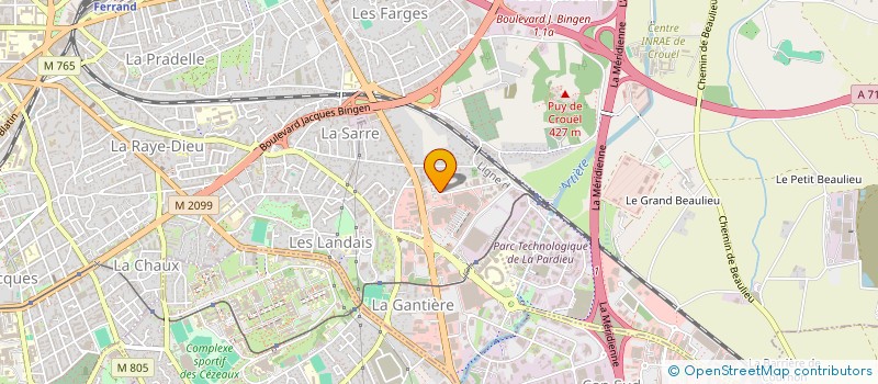 localisation de l'entreprise ASSISTANCE SANTE A DOMICILE AUVERGNE  CLERMONT-FERRAND