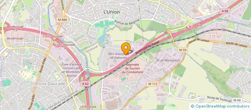 localisation de l'entreprise ASSISTANCE SANTE A DOMICILE OCCITANIE à TOULOUSE