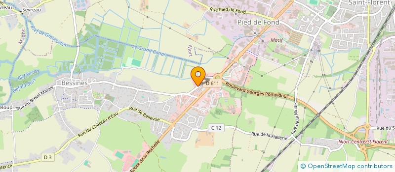 localisation de l'entreprise ASSISTANCE SANTE A DOMICILE POITOU-CHARENTES  CHAURAY