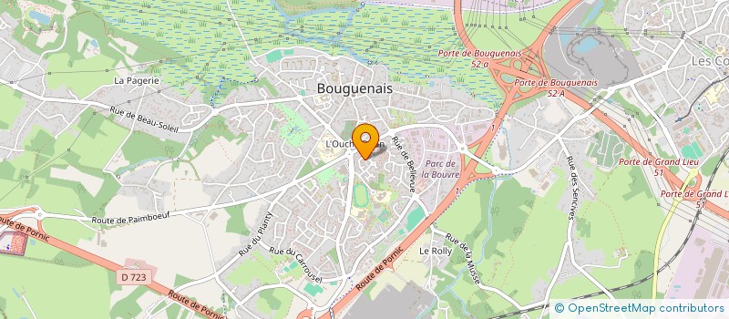 localisation de l'entreprise ASSISTANCE SECOURS SECURITE COMMUNICATION 44 à BOUGUENAIS