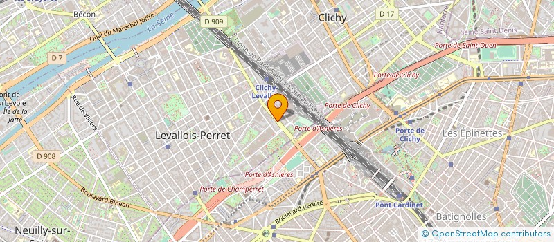 localisation de l'entreprise ASSISTANCE SECURITE à LEVALLOIS-PERRET
