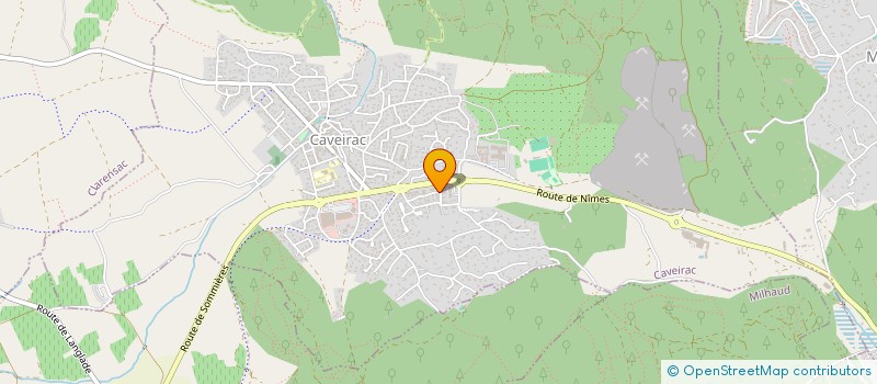 localisation de l'entreprise ASSISTANCE, SECURITE ET SECOURS A PERSONNES  CAVEIRAC