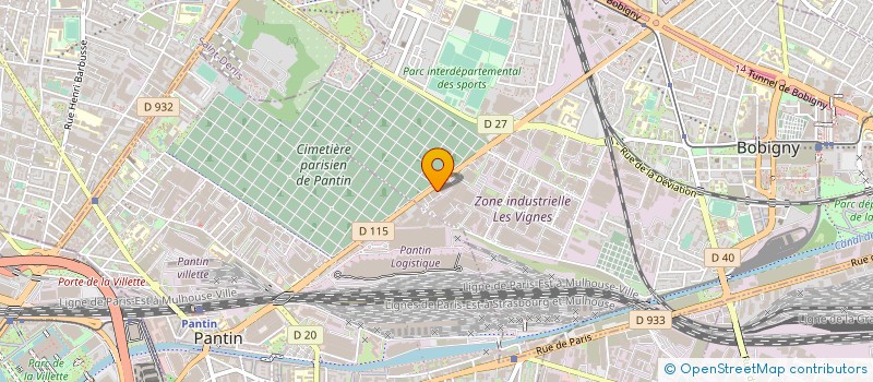localisation de l'entreprise ASSISTANCE SECURITE INTERVENTION PRIVEE à BOBIGNY