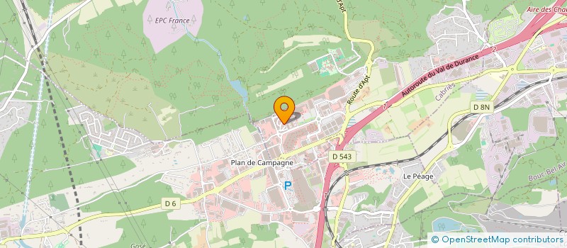 localisation de l'entreprise ASSISTANCE SECURITE PROTECTION à LAMBESC