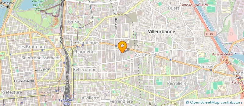 localisation de l'entreprise ASSISTANCE SECURITE RHODANIENNE SARL à VILLEURBANNE