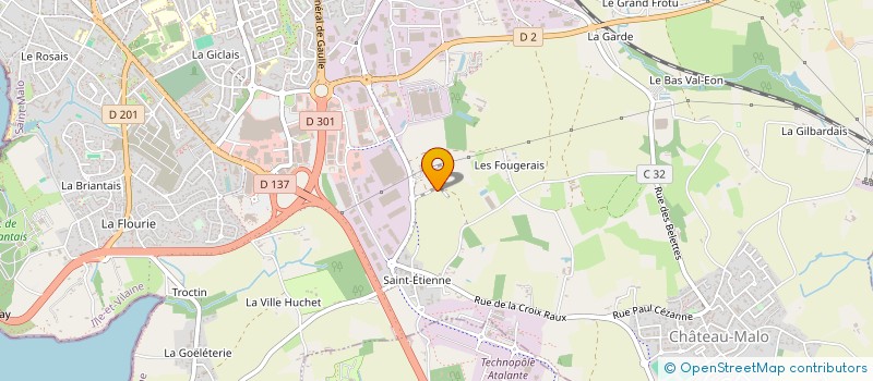 localisation de l'entreprise ASSISTANCE SENIOR PLUS à SAINT-MALO
