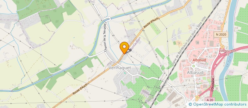 localisation de l'entreprise ASSISTANCE SERVICE LEVAGE  MONTAUBAN