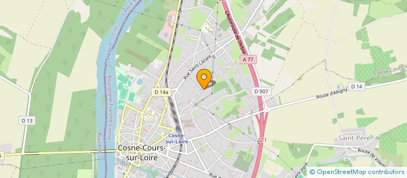 localisation de l'entreprise ASSISTANCE SERVICE MAINTENANCE à COSNE COURS SUR LOIRE