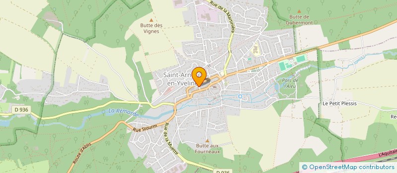 localisation de l'entreprise ASSISTANCE SERVICE NETTOYEURS à SAINT-ARNOULT-EN-YVELINES