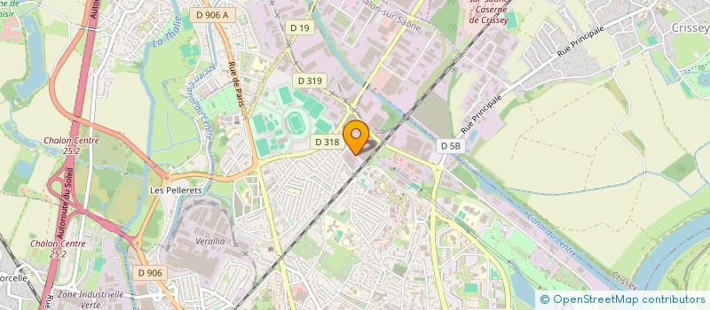 localisation de l'entreprise ASSISTANCE SERVICE ORGANISATION RECEPTIO à CHALON-SUR-SAONE