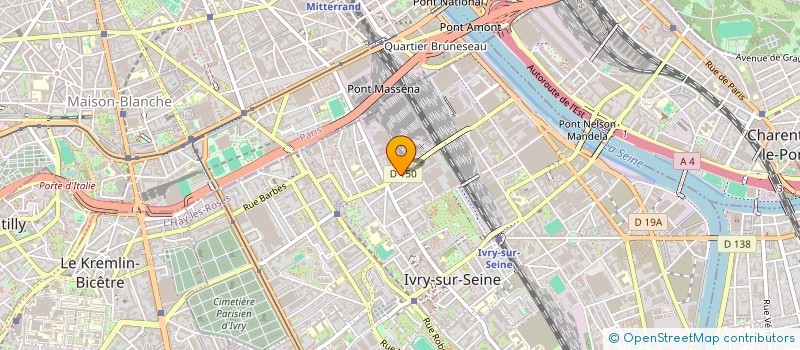 localisation de l'entreprise ASSISTANCE SERVICE PROXIMITE  IVRY-SUR-SEINE