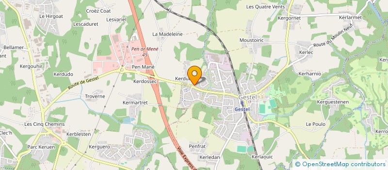 localisation de l'entreprise ASSISTANCE SERVICES INDUSTRIE  GESTEL