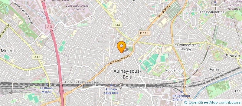 localisation de l'entreprise ASSISTANCE SERVICES INGENIERIE INFORMATIQUE ASII à AULNAY-SOUS-BOIS