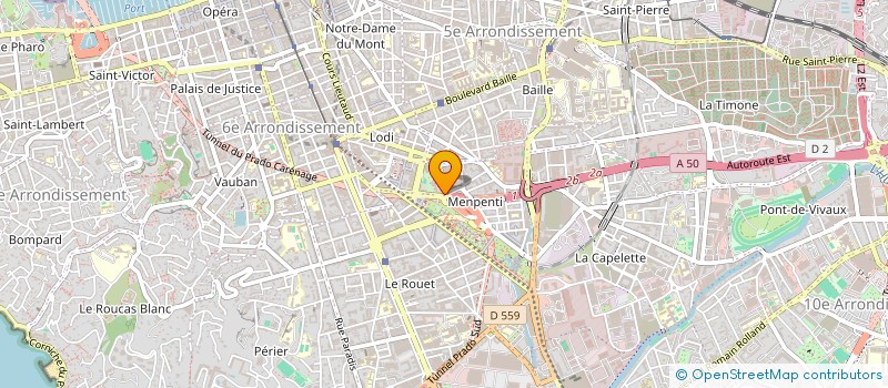 localisation de l'entreprise ASSISTANCE SOCIALE MEDICALE INTERPROFESS à MARSEILLE